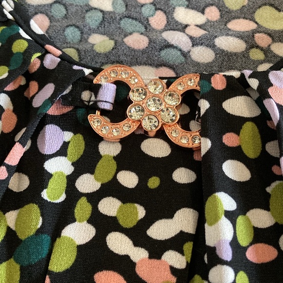 Nwt Liz & Lilli woman’s plus size 3X blouse short sleeve - Picture 7 of 12